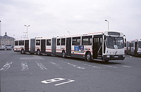 Le Mégabus, en circulation à Bordeaux.