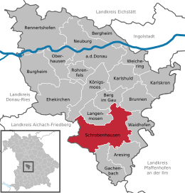 Schrobenhausen - Localizazion