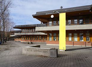 Tensta gymnasium.