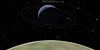 Vedere ipotetică a planetei Neptun pe cerul satelitului Triton