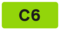 Lime green background with text: "C6"