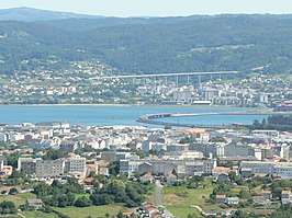 Acceso a Ferrol pola Ponte das Pías.