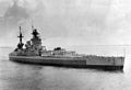 Az HMS Nelson brit csatahajó 1945-ben, a Távol-Keleten.