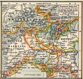 Itali Utara 1796 M. Duci-duci Milan, Mantua, dan Modena dan Reggio digabungkan menjadi Republik Cisalpina, dis samping Perwakilan Paus dan beberapa bahagian Novara dan Republik Venice.