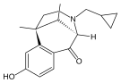 Chemical structure of ketazocine.