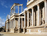 Mur de scène du théâtre de Mérida