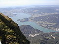 Ustyn over innsjøen frå Schafberg.