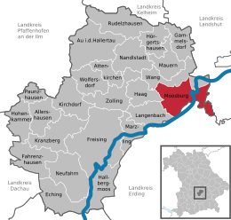 Moosburg a.d.Isar - Localizazion