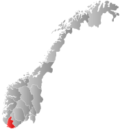 Vest-Agder within Norway