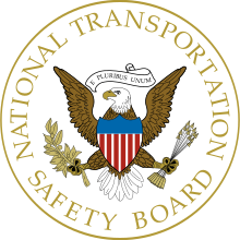 The Official seal and emblem of the National Transportation Safety Board: