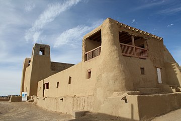 St Stephens Church at Acoma Pueblo, restoration Meem & McCormick