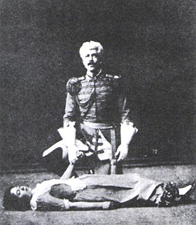 Constantin Stanislavski dans le rôle de Ferdinand von Walter en 1889