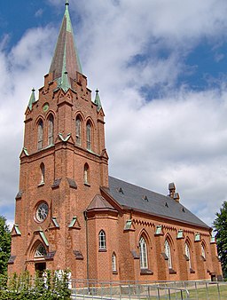 Sankt Ibbs nya kyrka i juli 2006