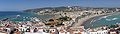 Panorámica de Peñíscola (Castellón, España) desde el Castillo del Papa Luna.