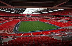 Das Wembley-Stadion (Innenansicht, 2007)