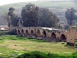 Ancient Roman bridge in Maharda