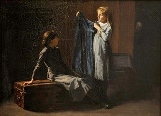 Elizabeth Coffin, Grandmother's Garret, 1884, Nantucket Historical Association