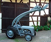 Banana Loader with Muck Fork attachment