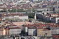 Vue sur la place Bellecour depuis Fourvière.