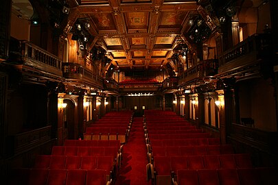 View of the hall from the stage