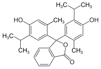 Thymolphthalein, farblose Form