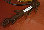 Trollhoppa, en strykdragg som användes av fiskebåten Normy i sökandet efter Ulven
