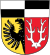 Das Wappen des Landkreises Wunsiedel im Fichtelgebirge