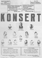 Tour poster showing the promo of a state conservery, I with bowl can be seen.