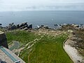 La partie nord-ouest de l'Île Vierge vue du sommet du phare.