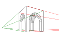 Perspectiva con dos puntos de fuga.