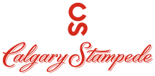 A stylized wordmark saying "Calgary Stampede" below a C lazy-S logo.