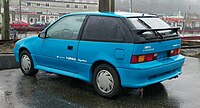 1989–1991 Chevrolet Sprint Turbo 3-door hatchback (Canada)