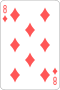 8 of diamonds