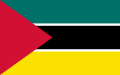 Bandeira do Moçambique Português (5 de setembro de 1974 - 25 de junho de 1975).