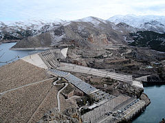 Barrage de Keban en 2004.