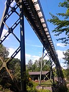 Brücke über die Moosach an der Landesgrenze Salzburg–Oberösterreich