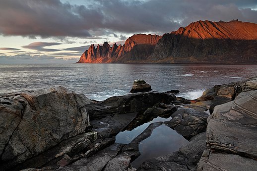 Ersfjorden in Senja, Norway