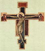 Crucifijo de Santa Croce,[32]​ de Cimabue, ca. 1280.