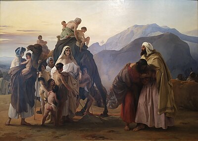 FRANCESCO_HAYEZ_-_Incontro_di_Giobbe_ed_Esaù_(1844)