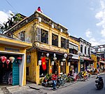 Houses with small shops in Hoi An in 2020