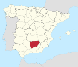 哈恩 在西班牙的位置