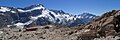 Mueller Hut with Mount Sefton and Aoraki / Mount Cook