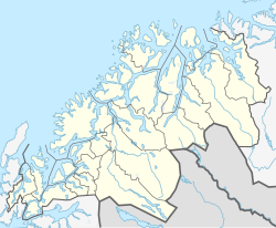 Mjølvik is located in Troms