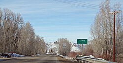 Entering Yampa on Colorado State Highway 131