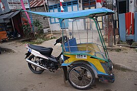 Bentor in Tana Toraja, South Sulawesi