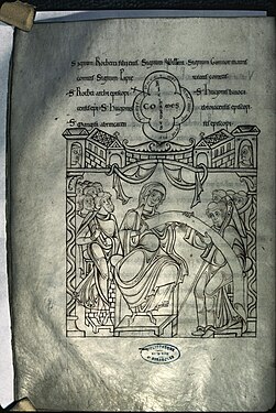 Cartulaire du Mont-Saint-Michel : la donation de la duchesse Gonnor, f.23v.