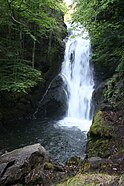 La cascade du Ressec sur la Courbière.