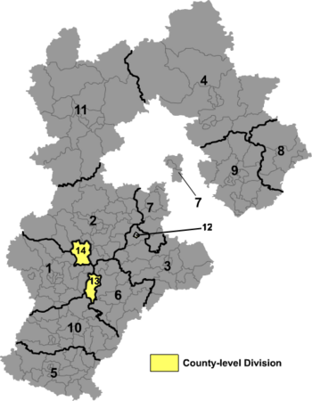 Mapa provincie