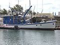 Bateau de travaux des Phares et Balises dans la baie de Lorient