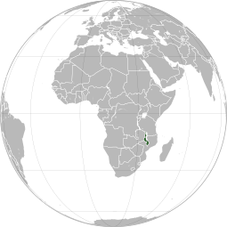Localização República do Maláui